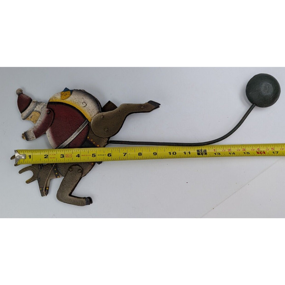 Santa Claus on Reindeer Pendulum Motion Toy Balance Authentic Models - Picture 10 of 15